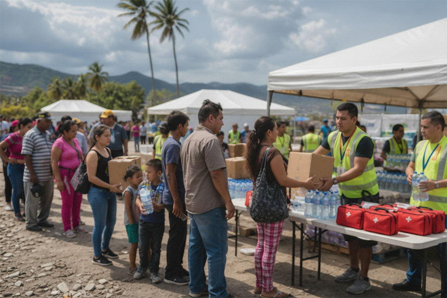 Apoyo ante la emergencia del terremoto en Venezuela